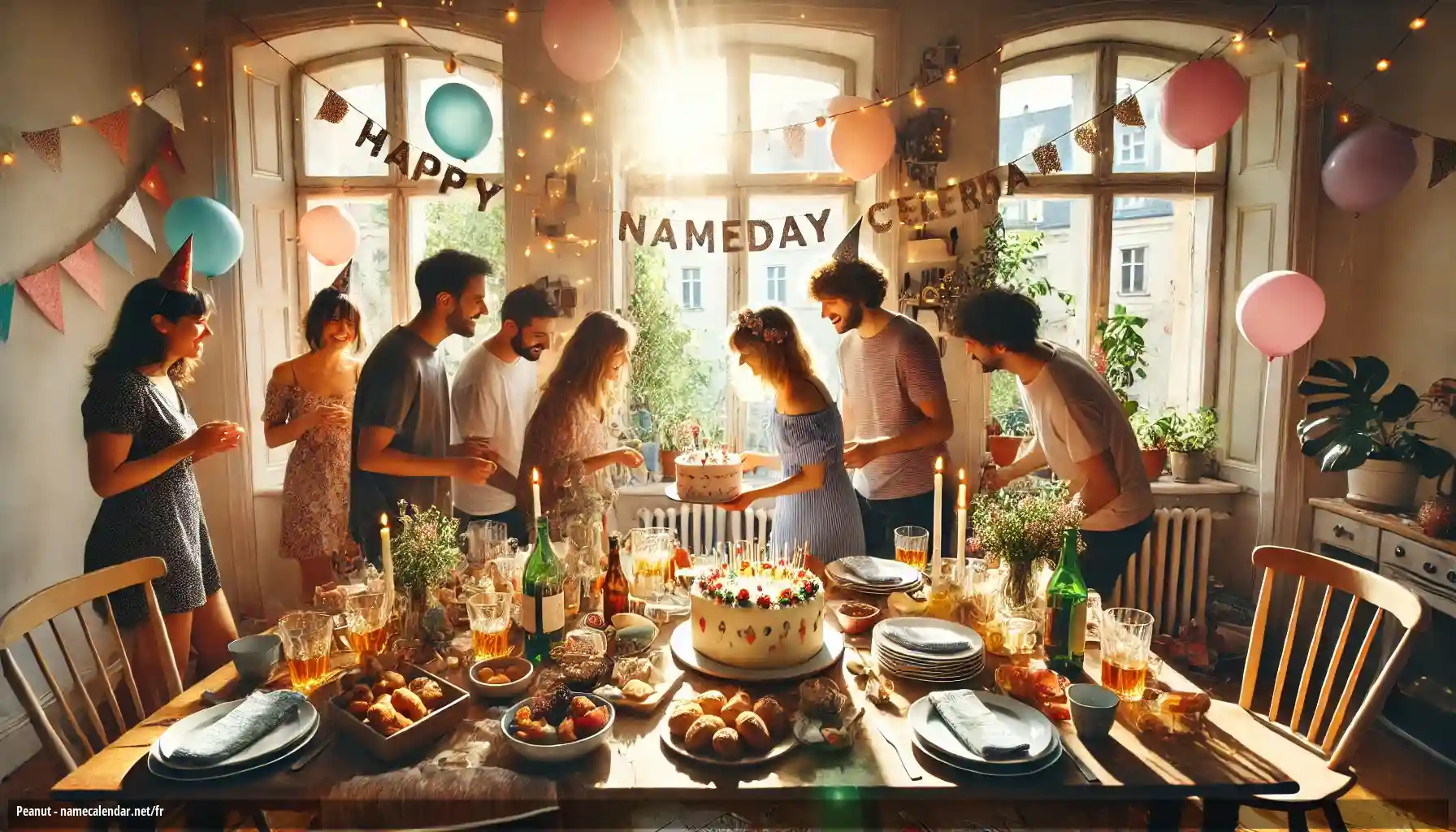 Célébration du jour du nom et du nom - Peanut