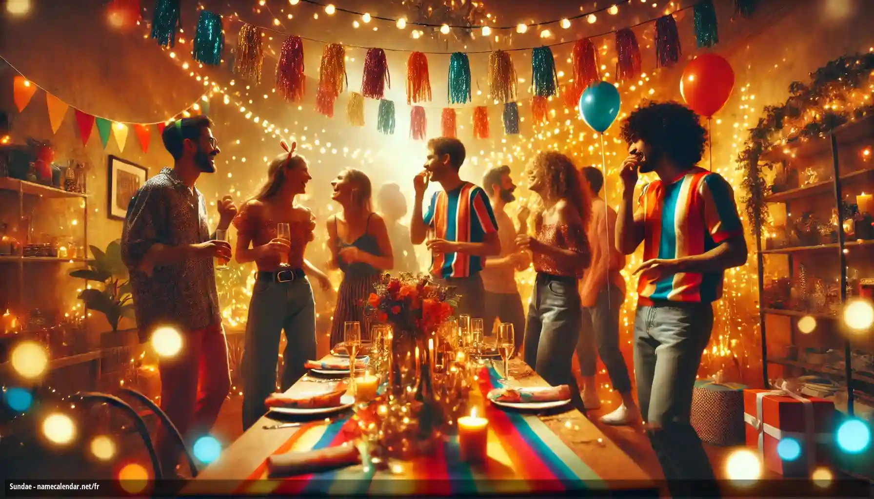 Célébration du jour du nom et du nom - Sundae