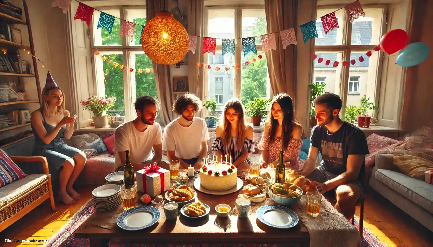 Célébration du jour du nom et du nom - Tähte