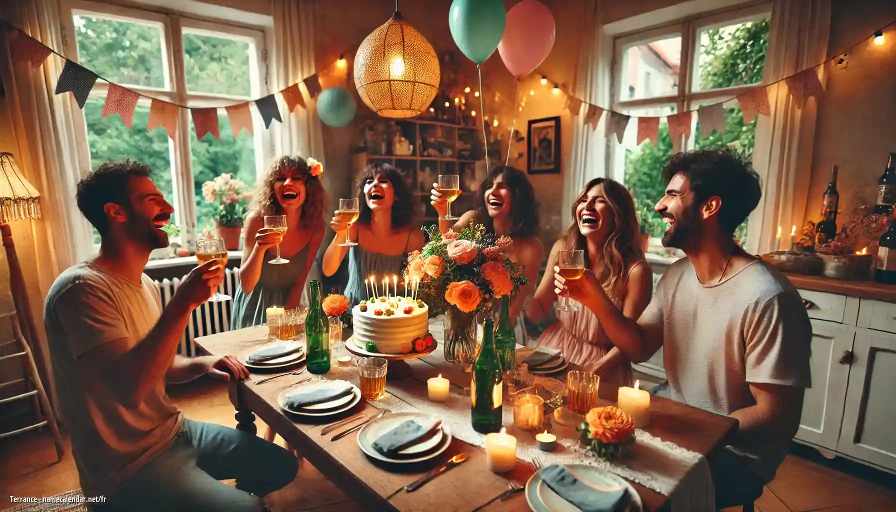 Célébration du jour du nom et du nom - Terrance