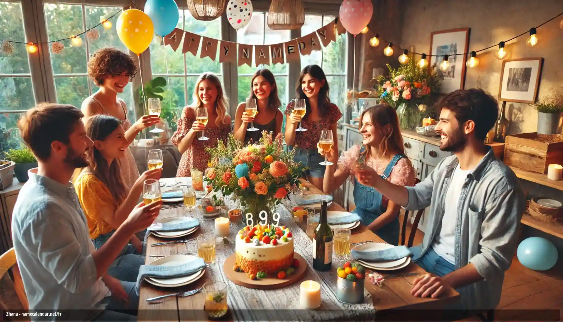 Célébration du jour du nom et du nom - Zhana