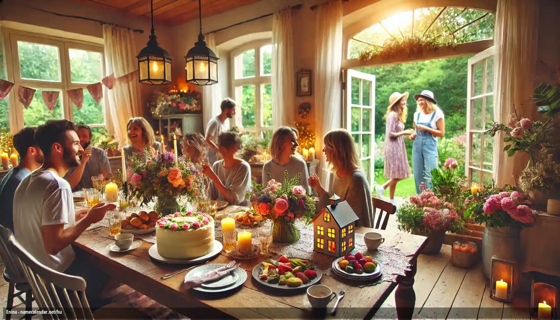 Névnap és név megünneplése - Enina