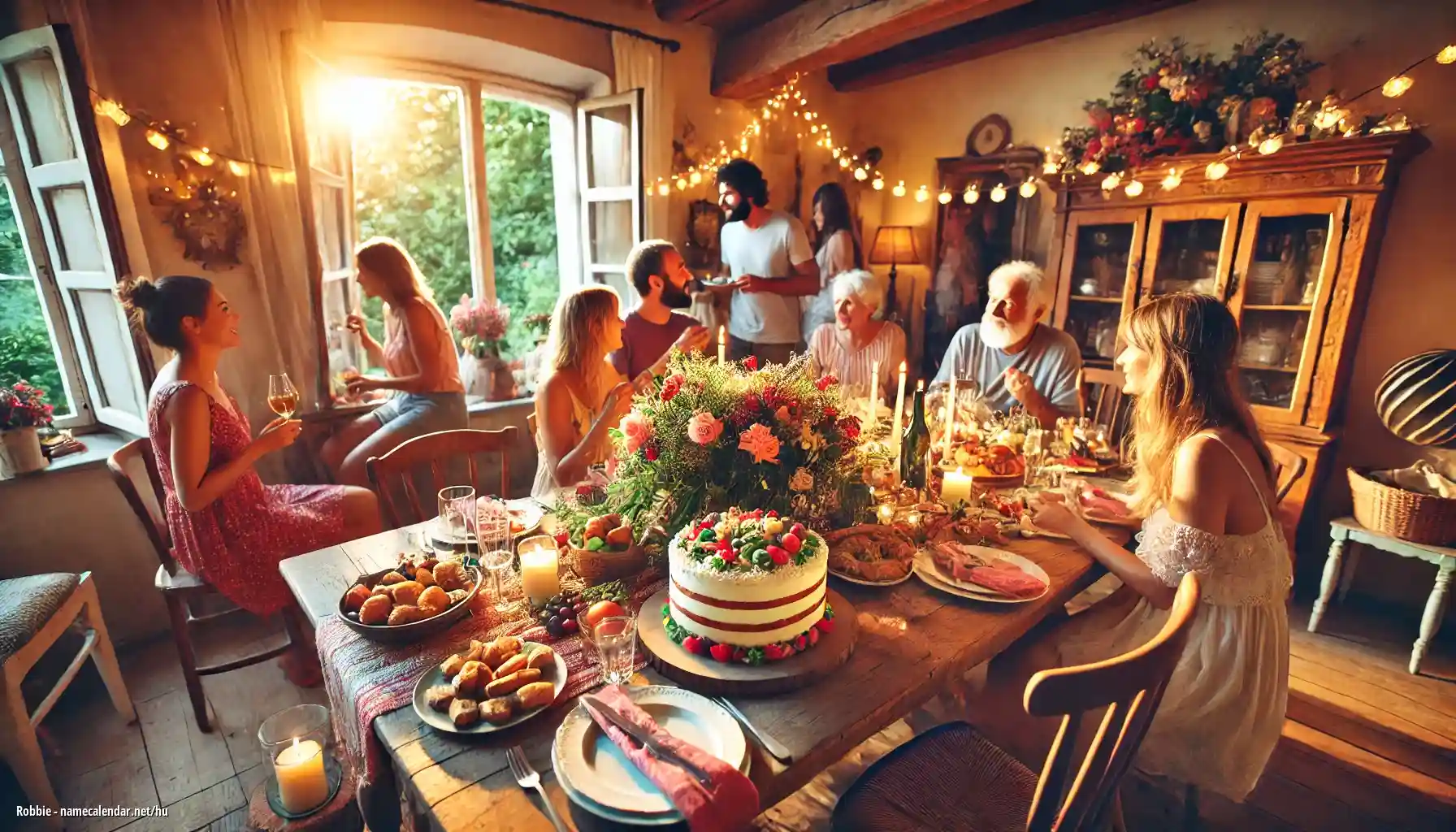 Névnap és név megünneplése - Robbie