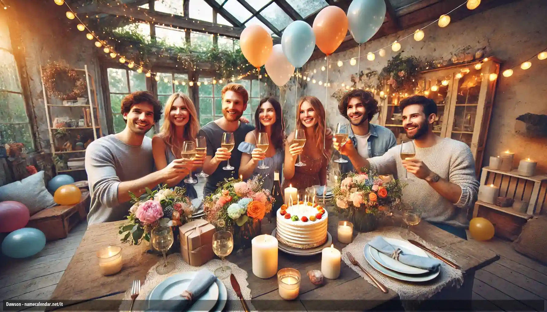 Celebrazione dell'onomastico e del nome - Dawson