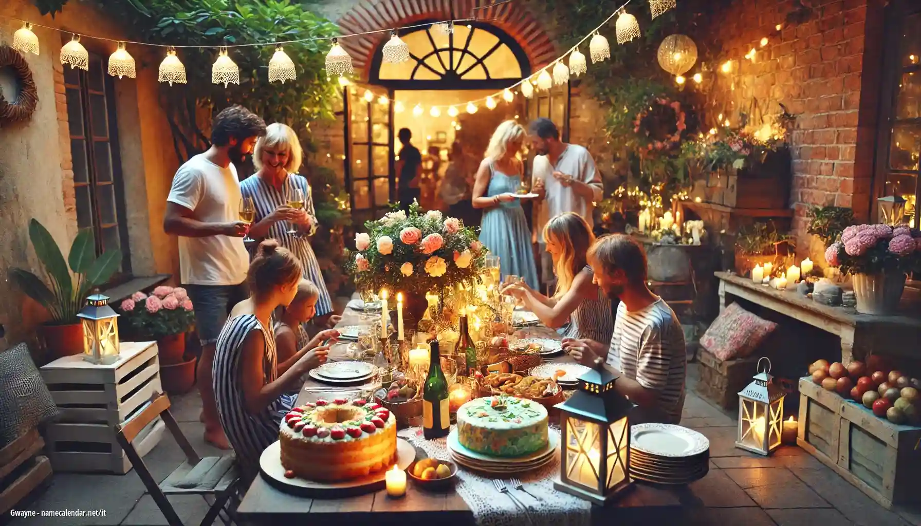 Celebrazione dell'onomastico e del nome - Gwayne