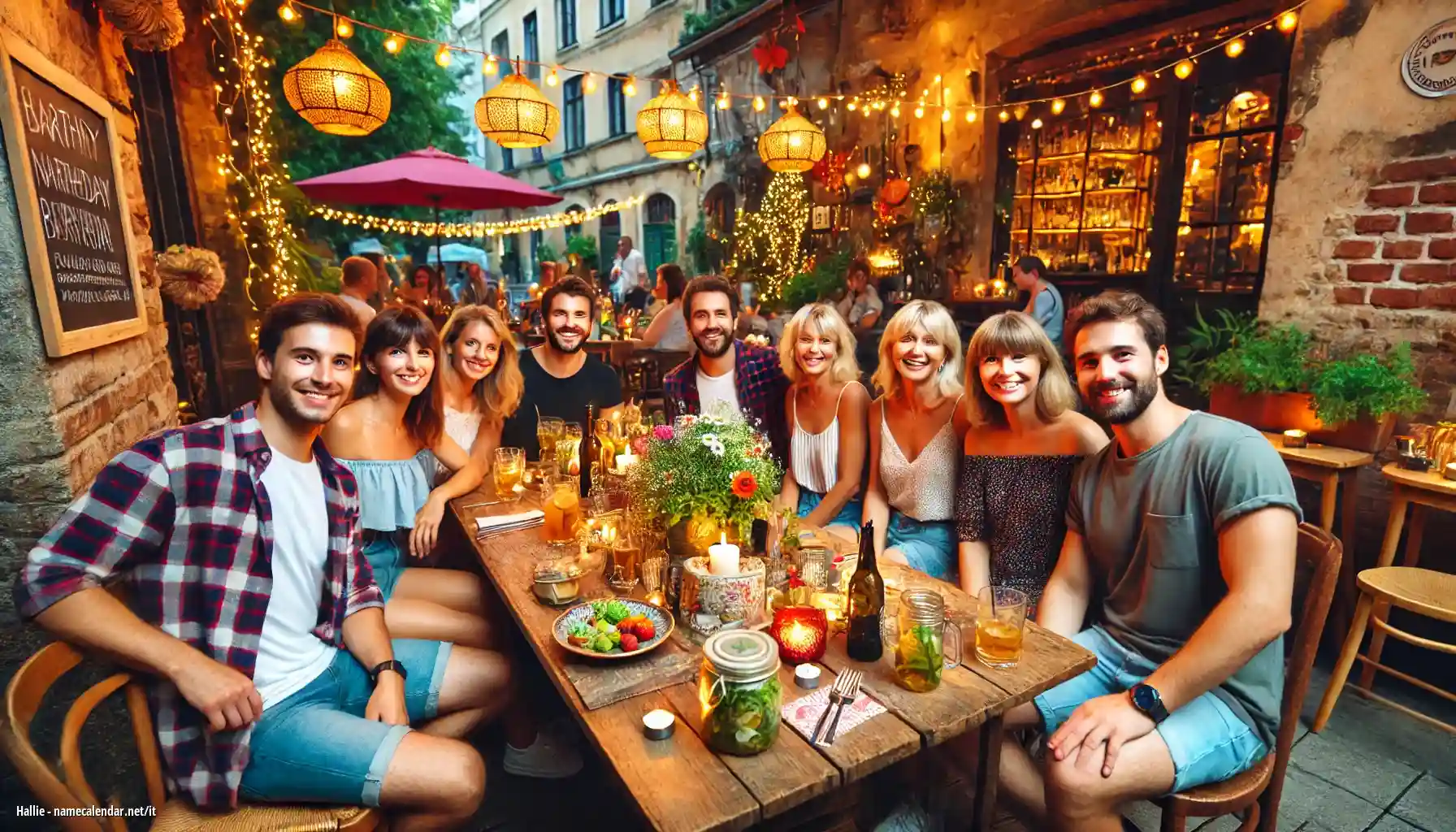 Celebrazione dell'onomastico e del nome - Hallie