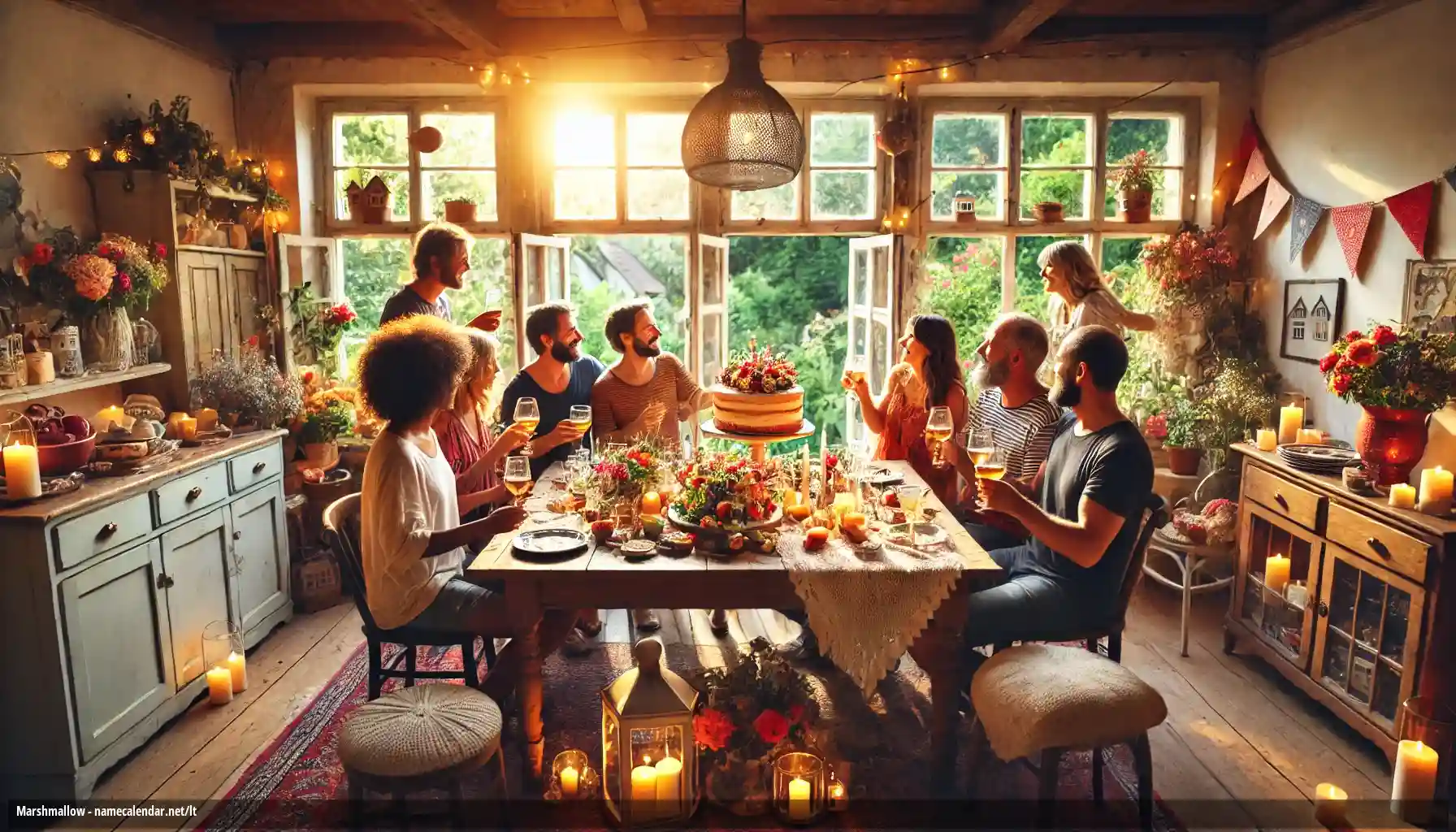 Vardadienio ir vardo šventimas - Marshmallow