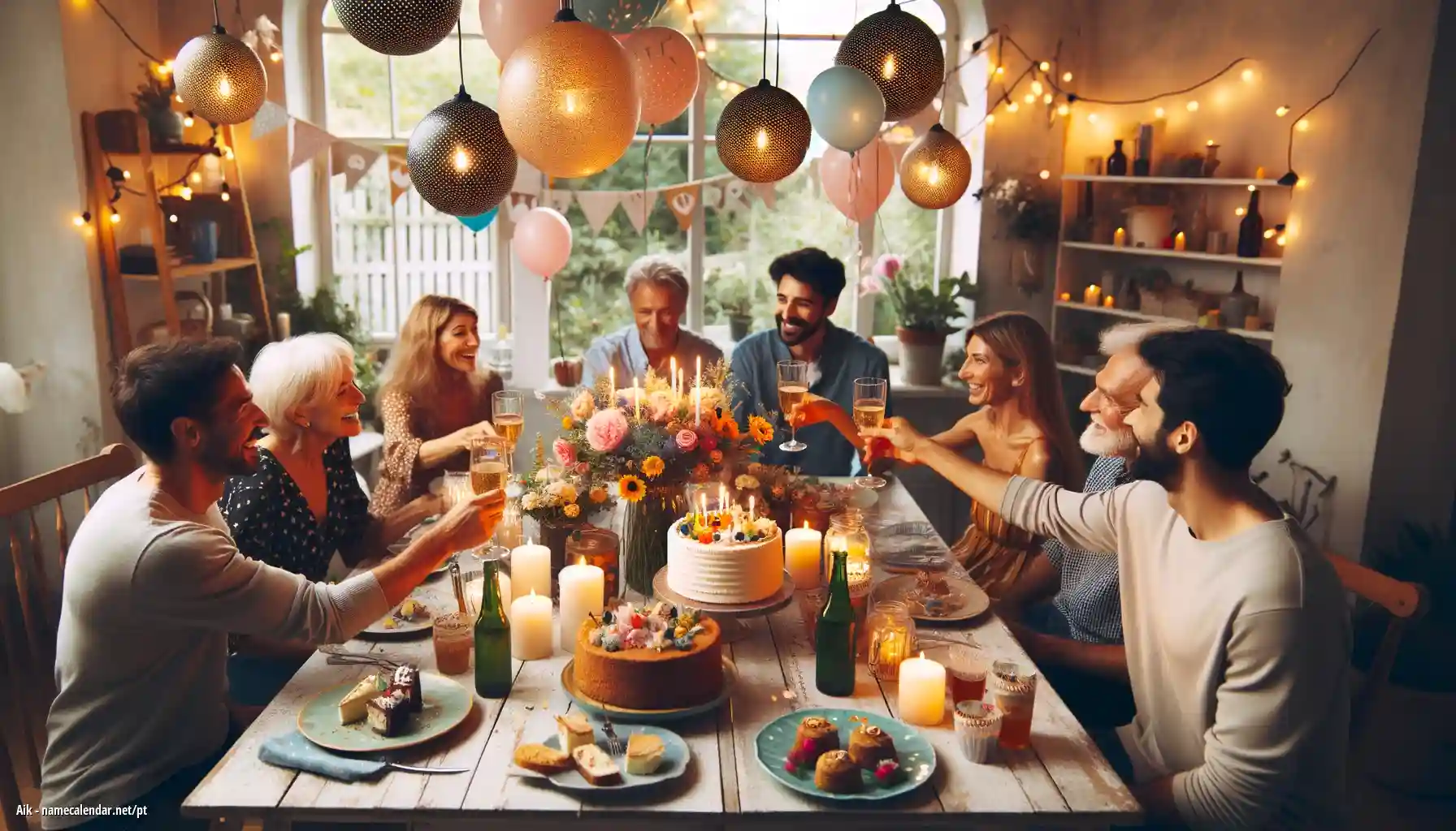 Celebração do dia do nome e nome - Aik