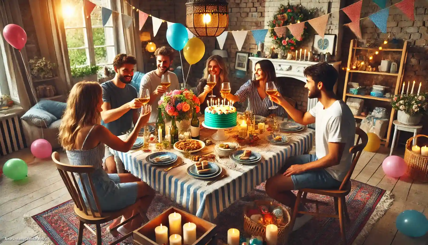 Celebração do dia do nome e nome - Ainars