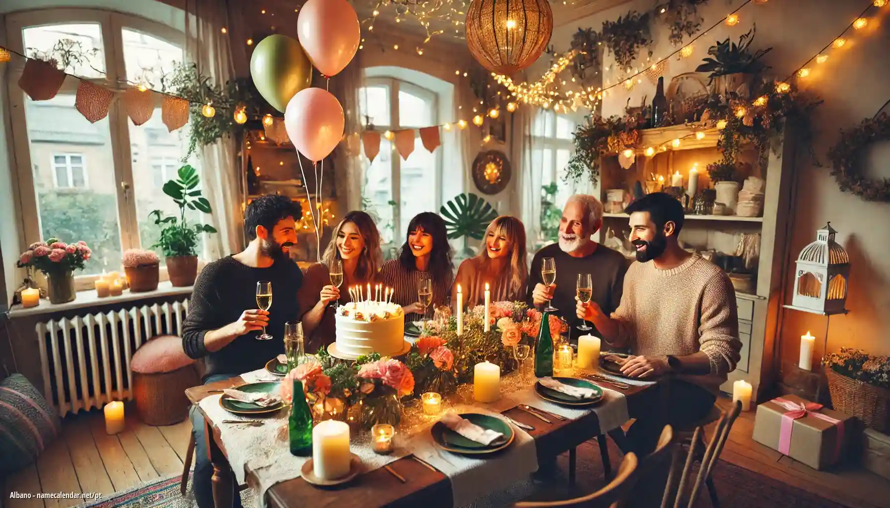 Celebração do dia do nome e nome - Albano