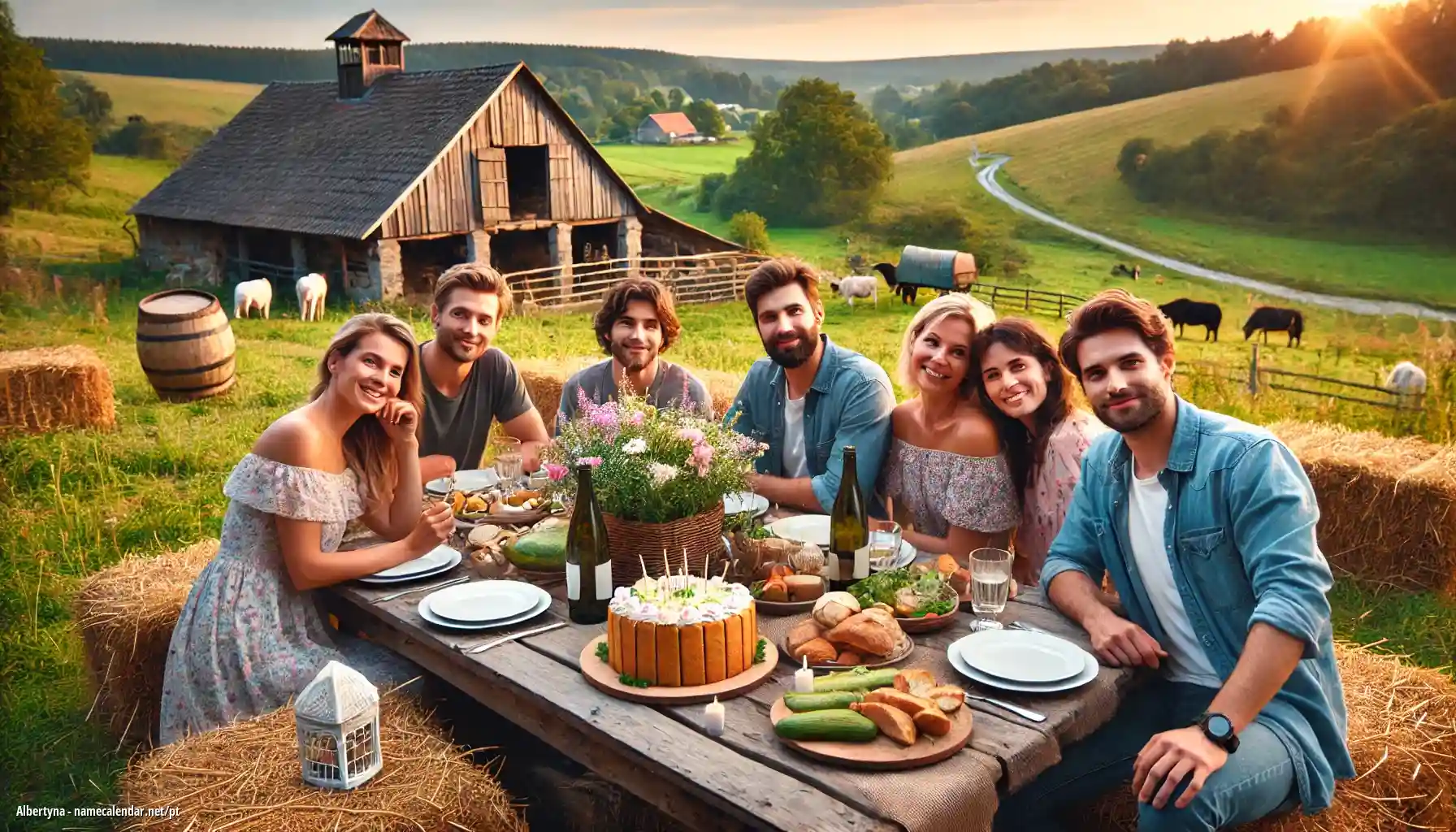 Celebração do dia do nome e nome - Albertyna