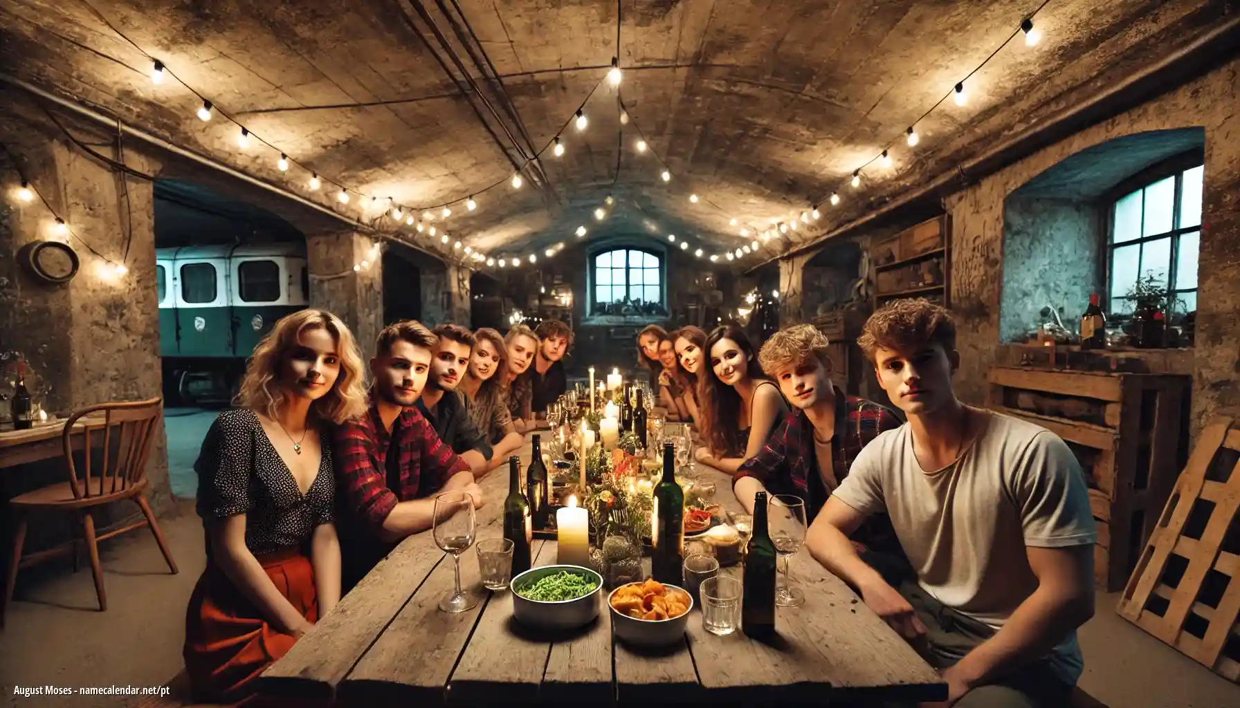 Celebração do dia do nome e nome - August Moses