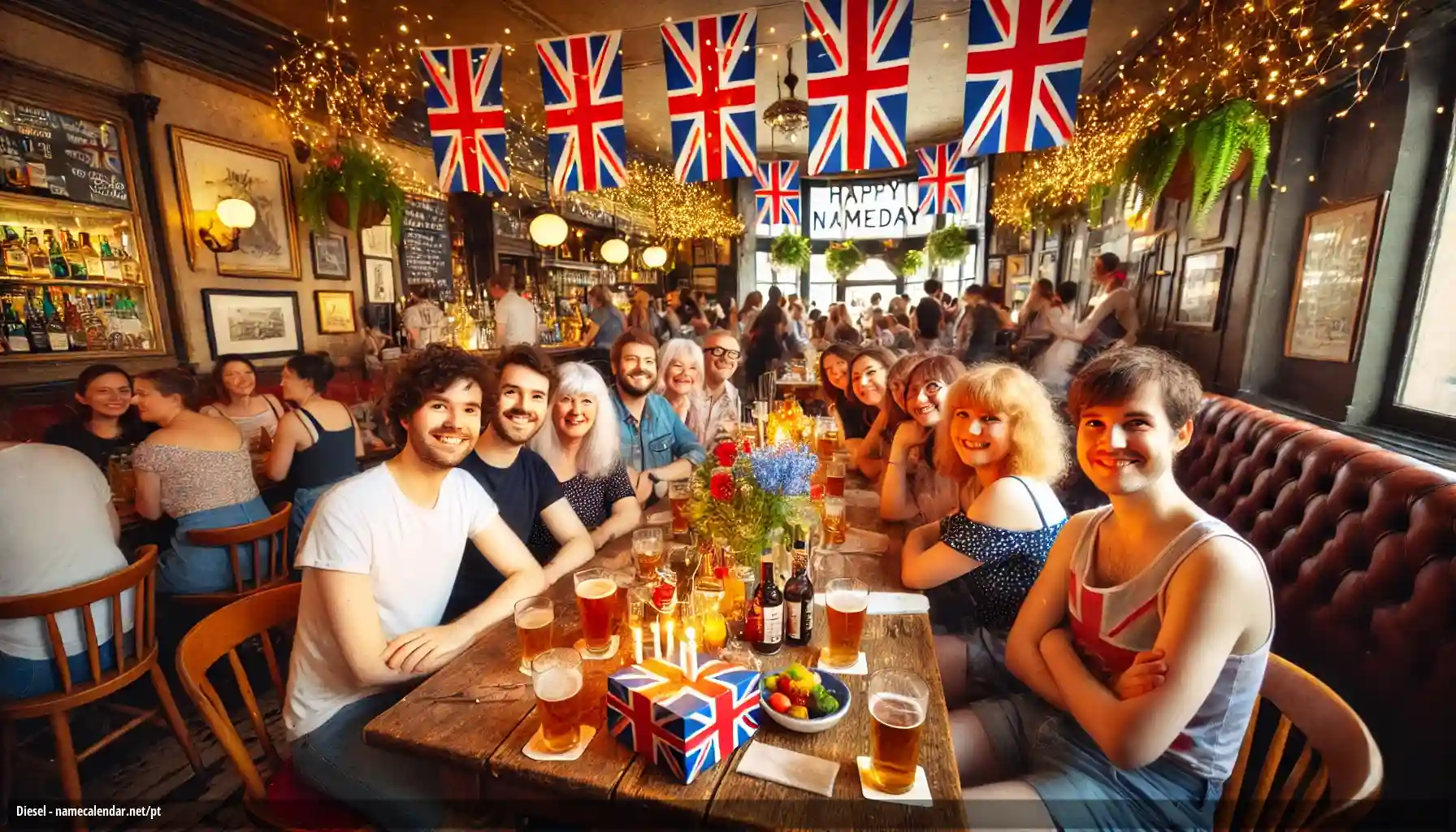 Celebração do dia do nome e nome - Diesel