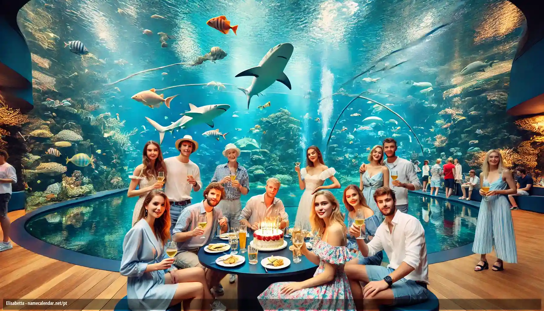 Celebração do dia do nome e nome - Elisabetta