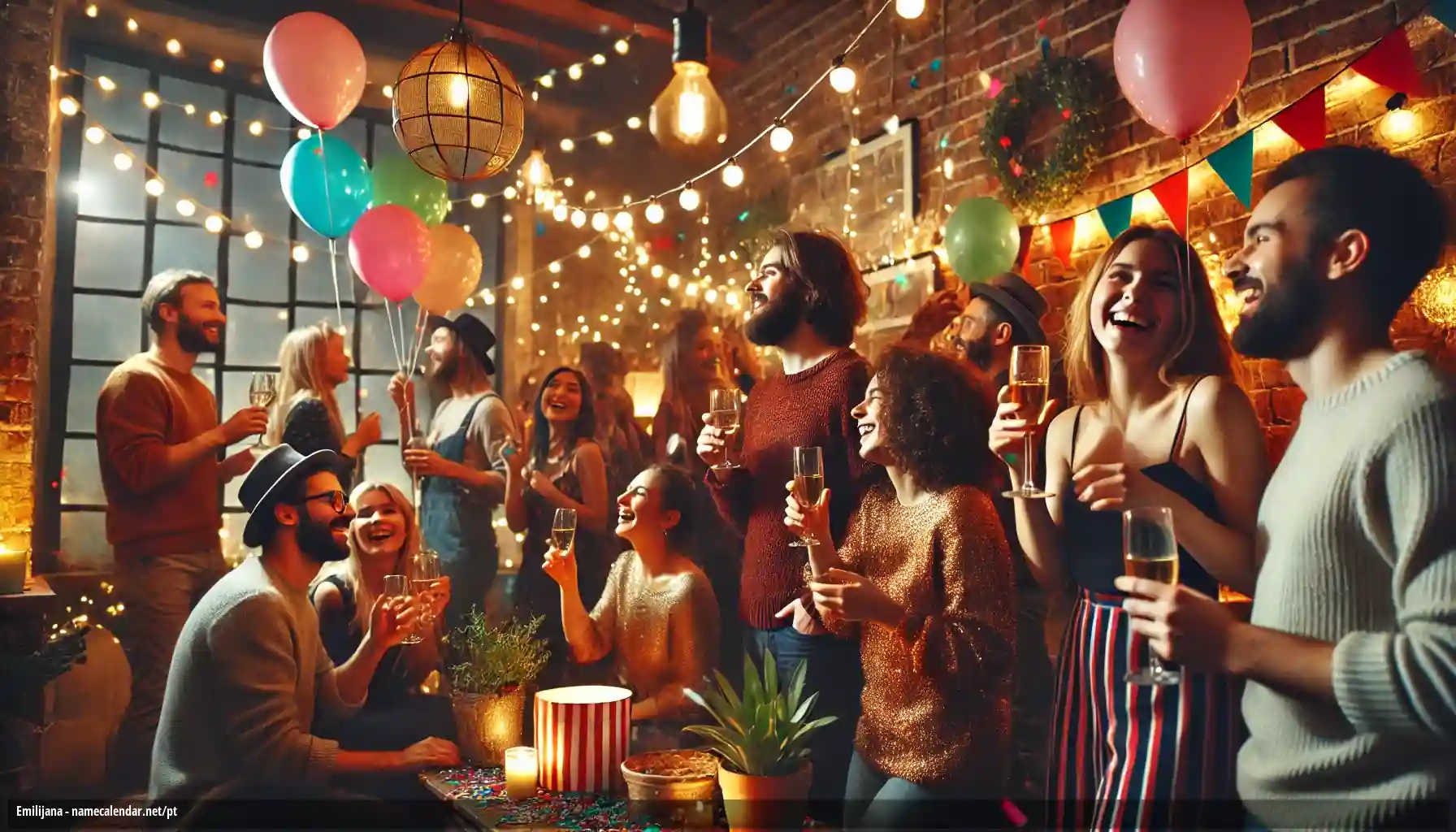 Celebração do dia do nome e nome - Emilijana