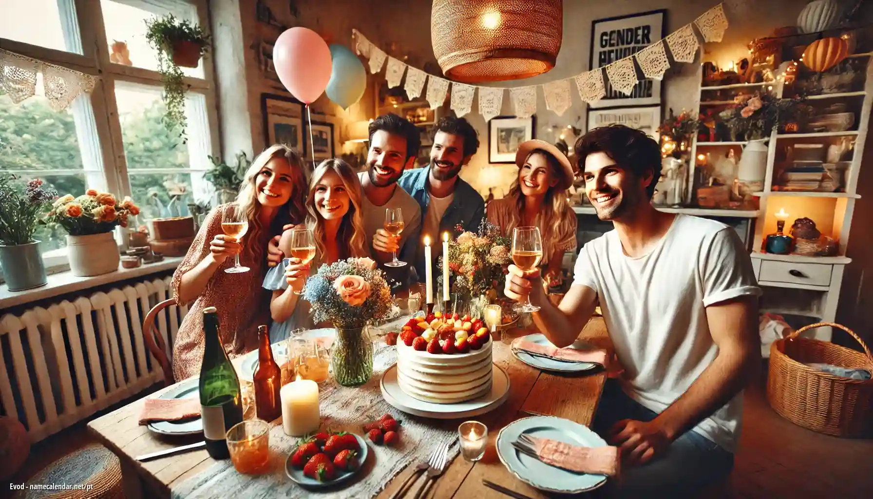 Celebração do dia do nome e nome - Evod