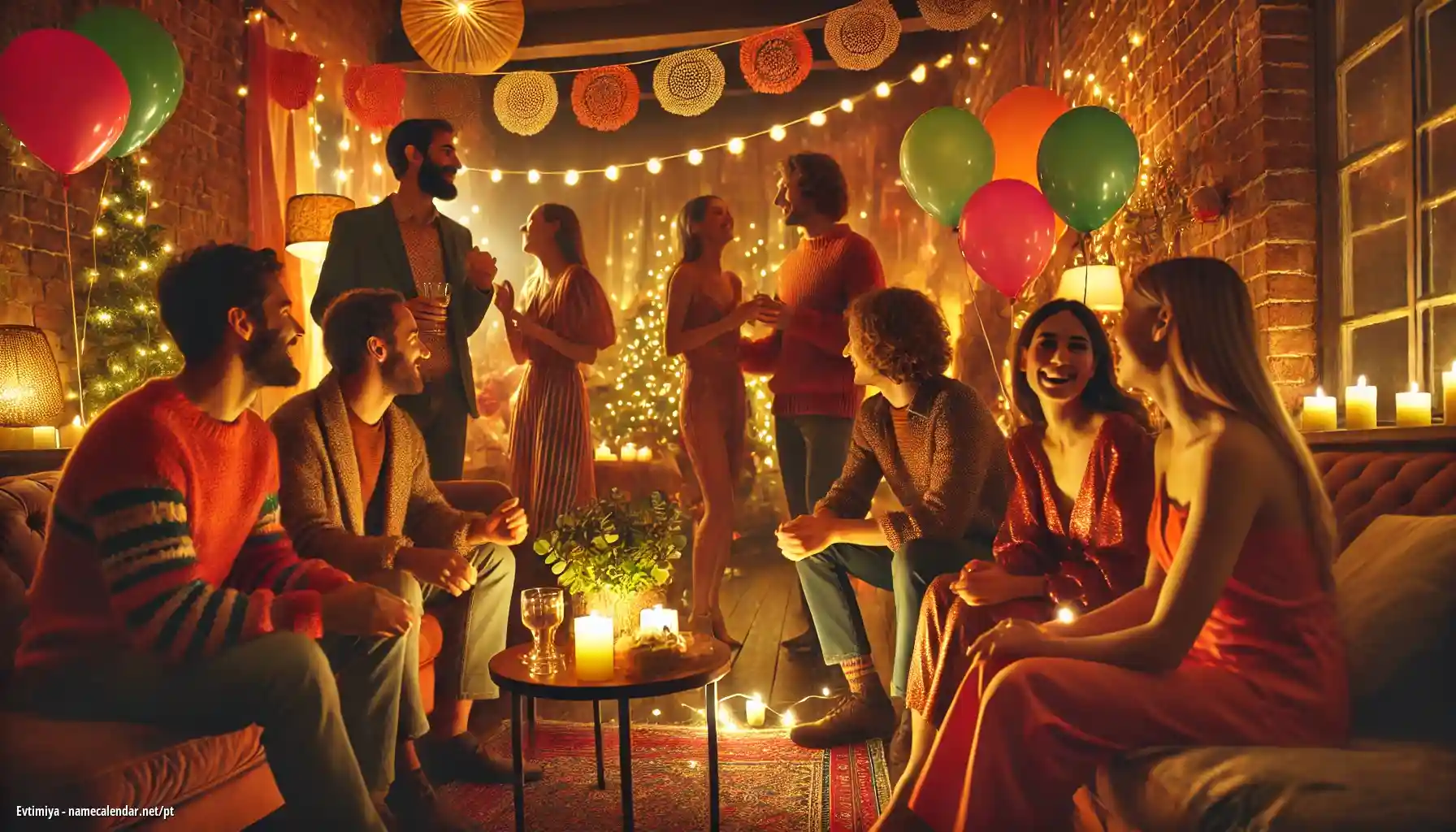 Celebração do dia do nome e nome - Evtimiya