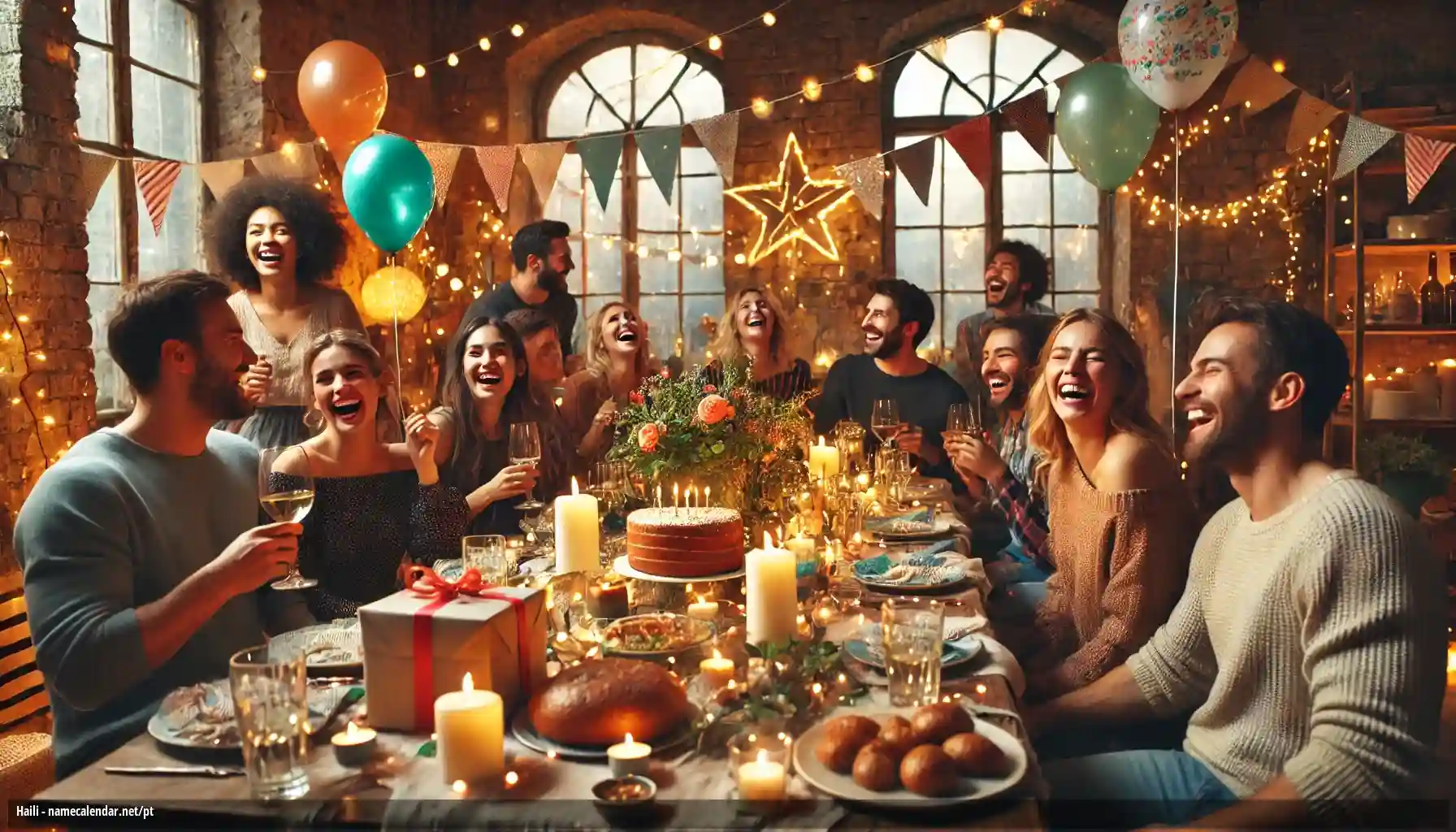 Celebração do dia do nome e nome - Haili