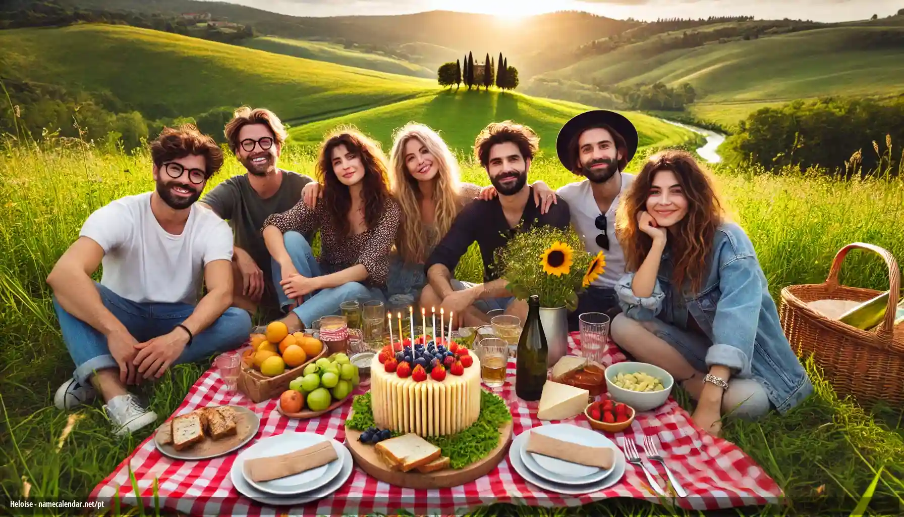 Celebração do dia do nome e nome - Heloise