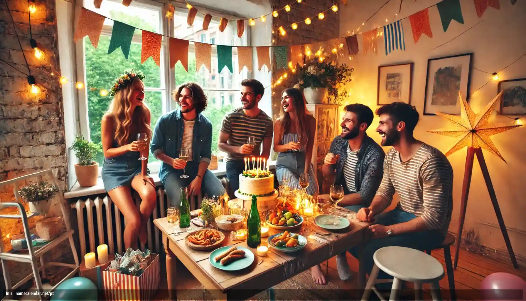 Celebração do dia do nome e nome - Inis