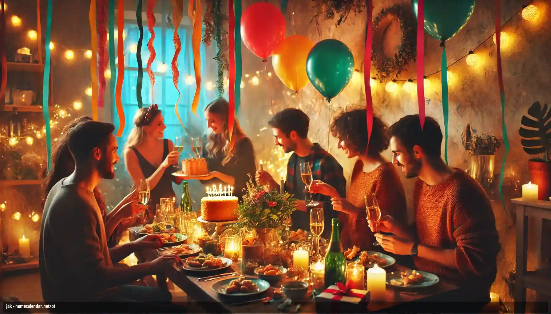 Celebração do dia do nome e nome - Jak