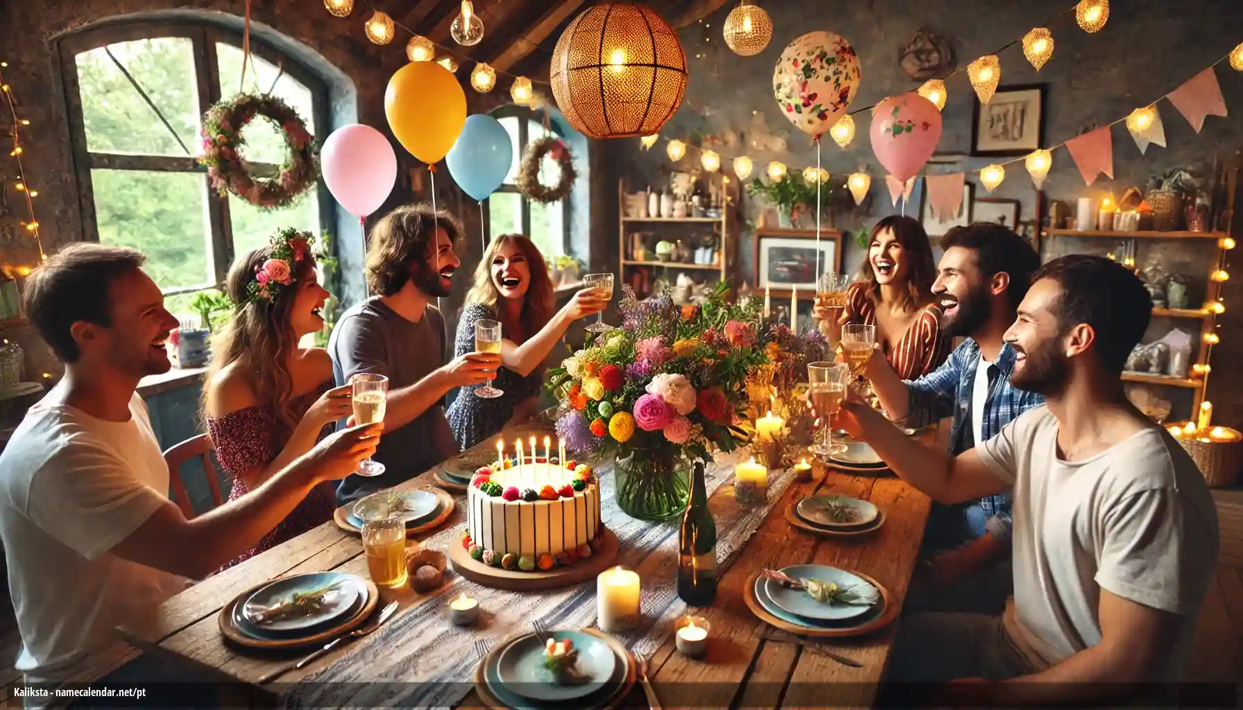 Celebração do dia do nome e nome - Kaliksta