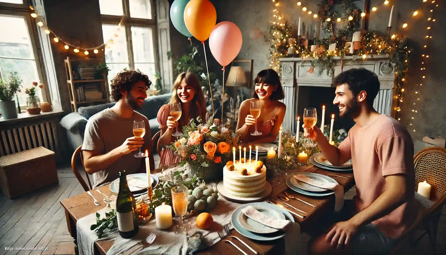 Celebração do dia do nome e nome - Kitija