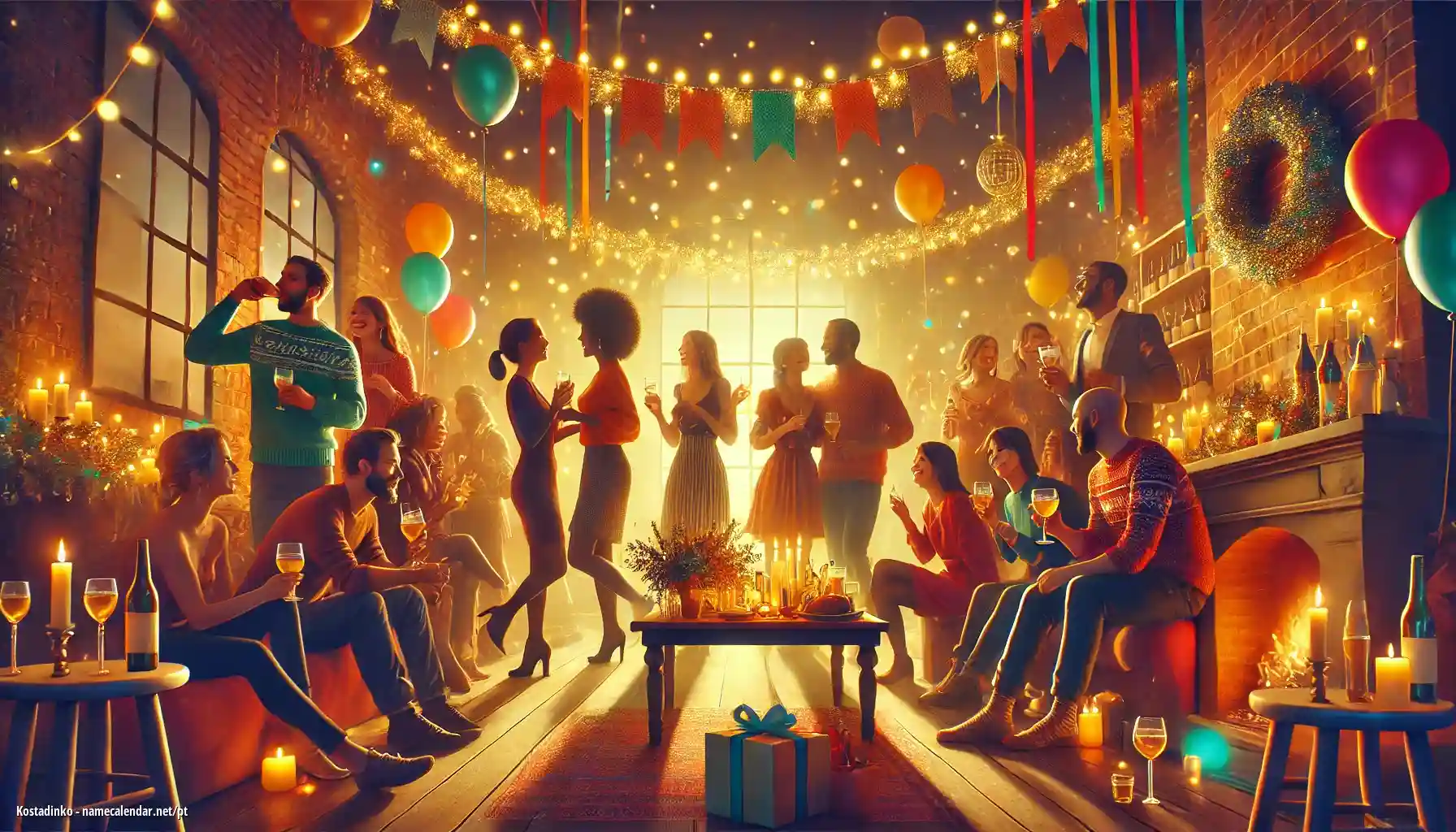 Celebração do dia do nome e nome - Kostadinko