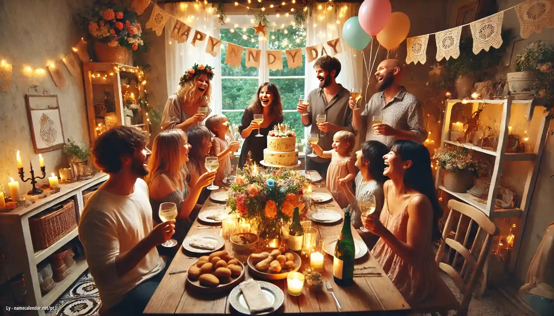 Celebração do dia do nome e nome - Ly