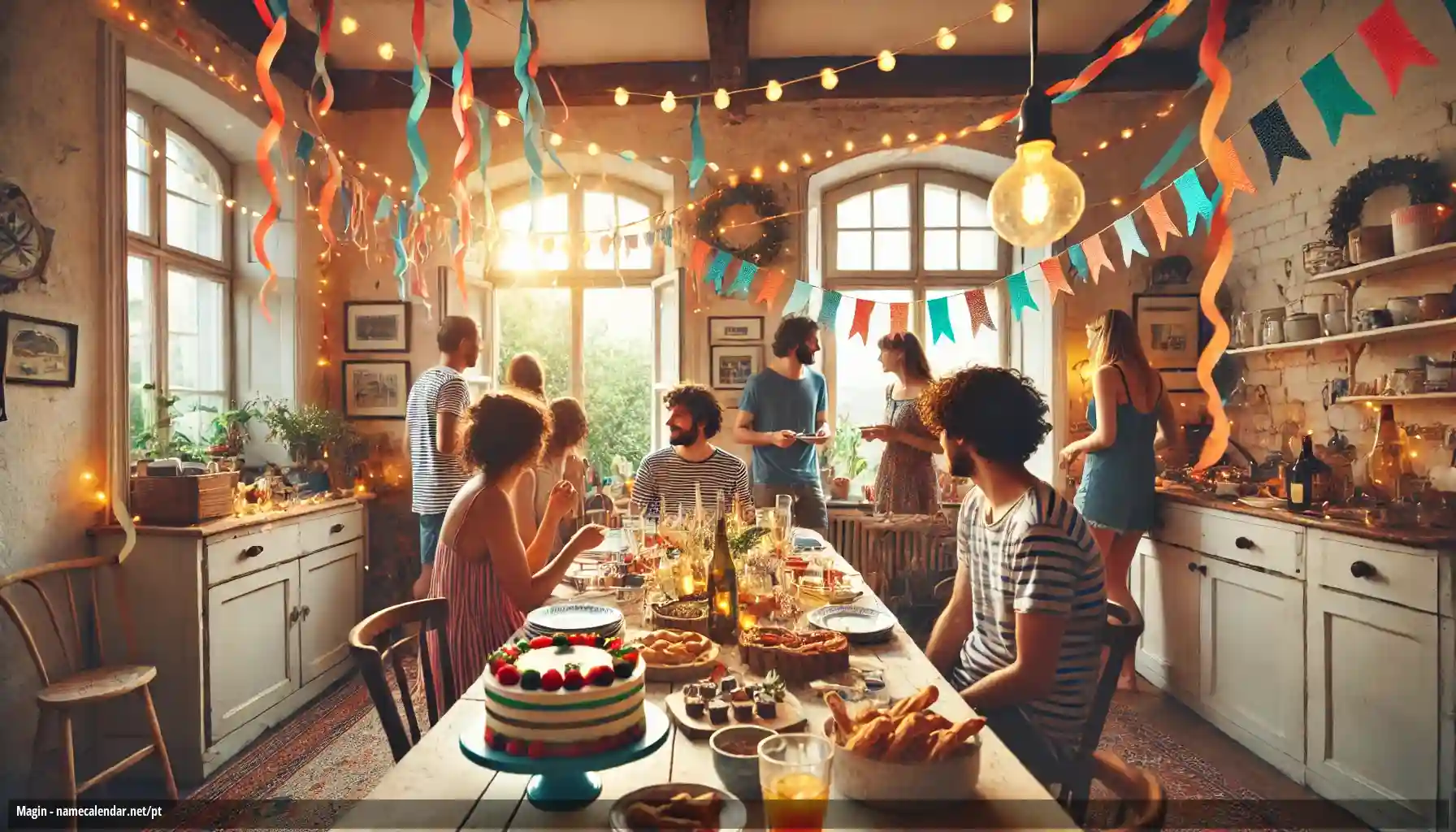 Celebração do dia do nome e nome - Magin