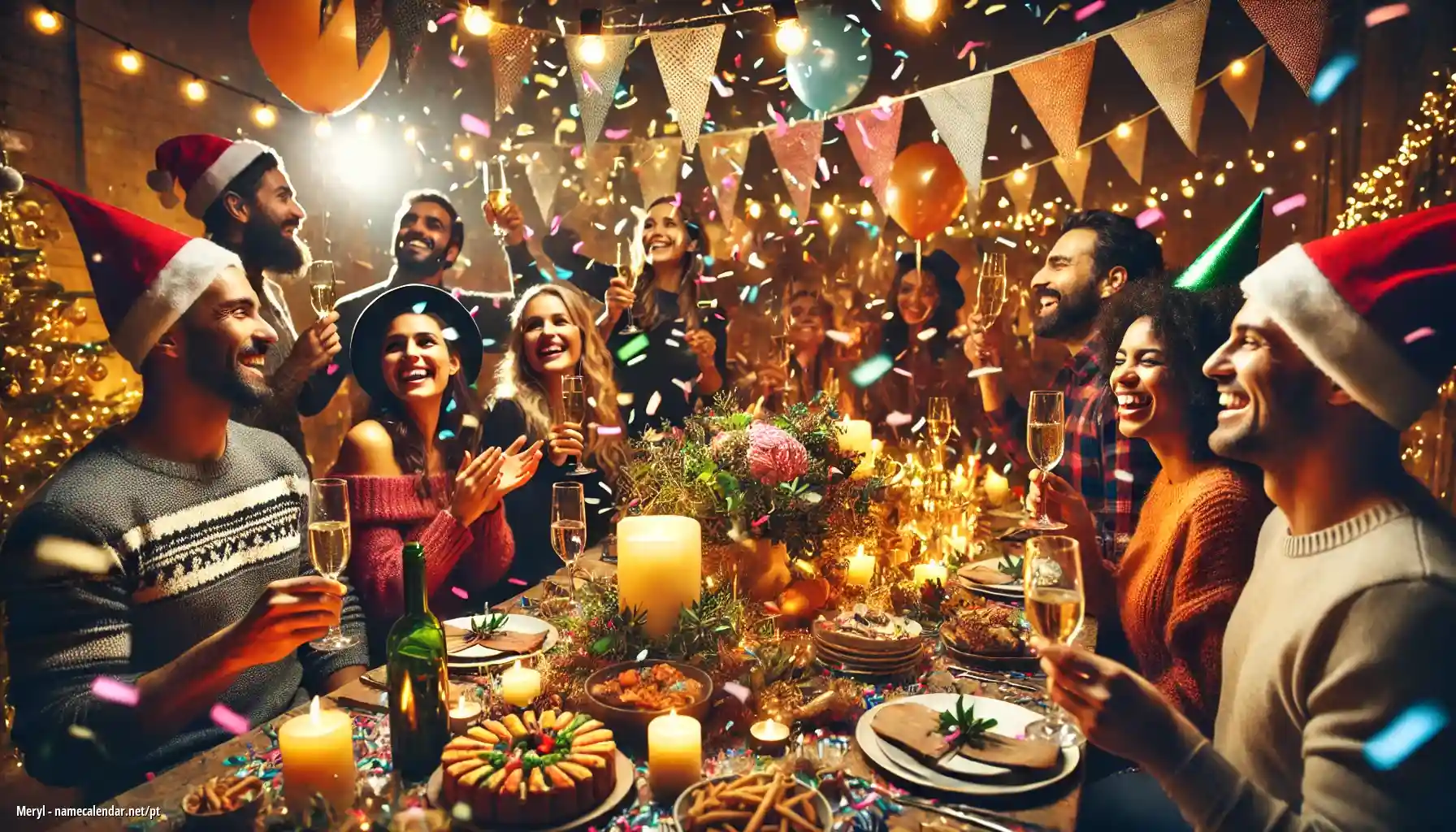 Celebração do dia do nome e nome - Meryl