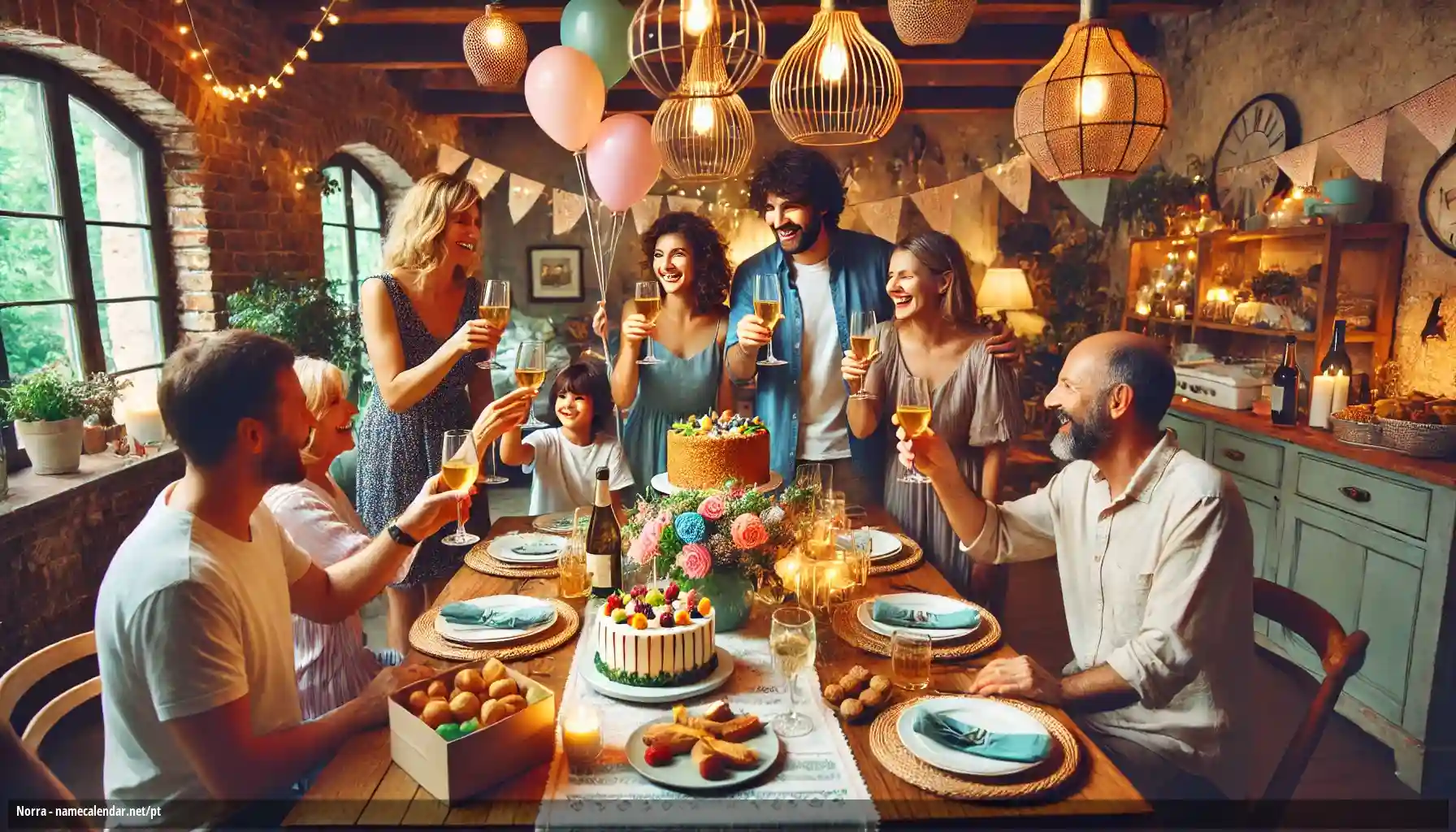 Celebração do dia do nome e nome - Norra