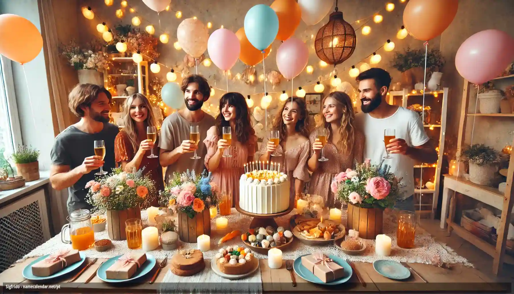 Celebração do dia do nome e nome - Sigfrido