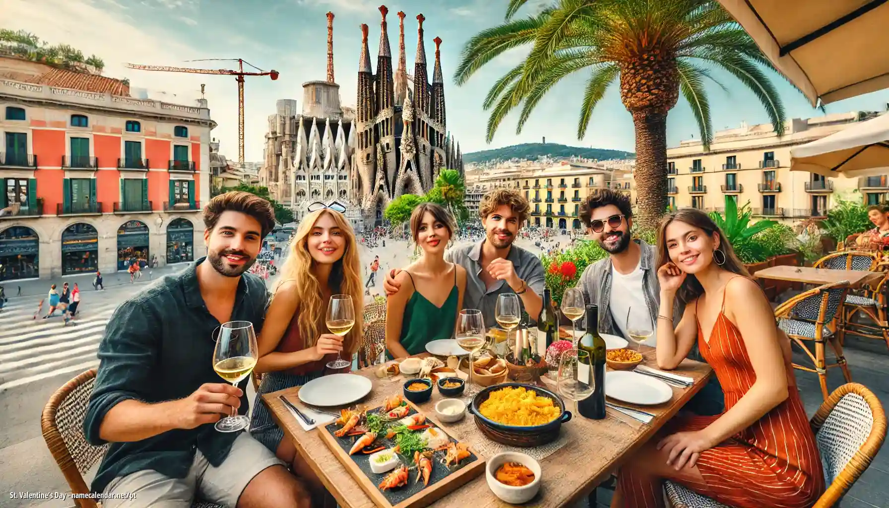 Celebração do dia do nome e nome - St. Valentine’s Day