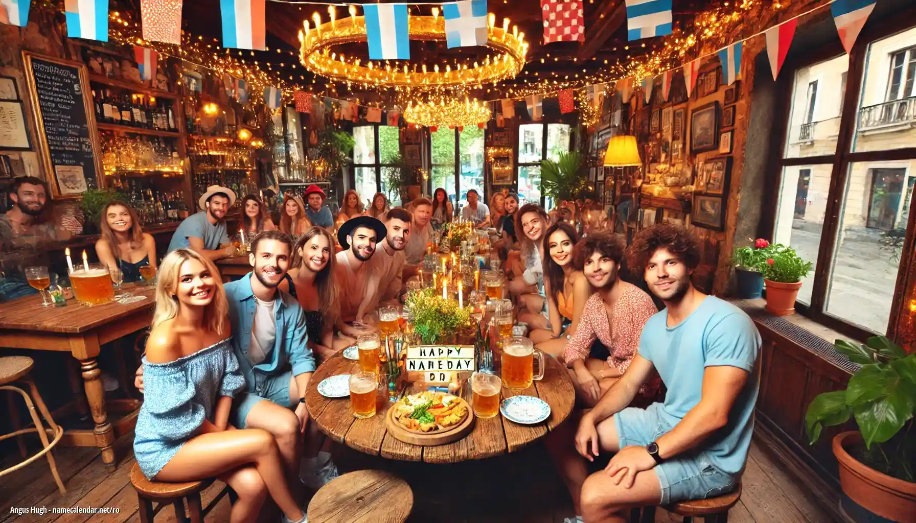 Sărbătorirea zilei onomastice și a numelui - Angus Hugh