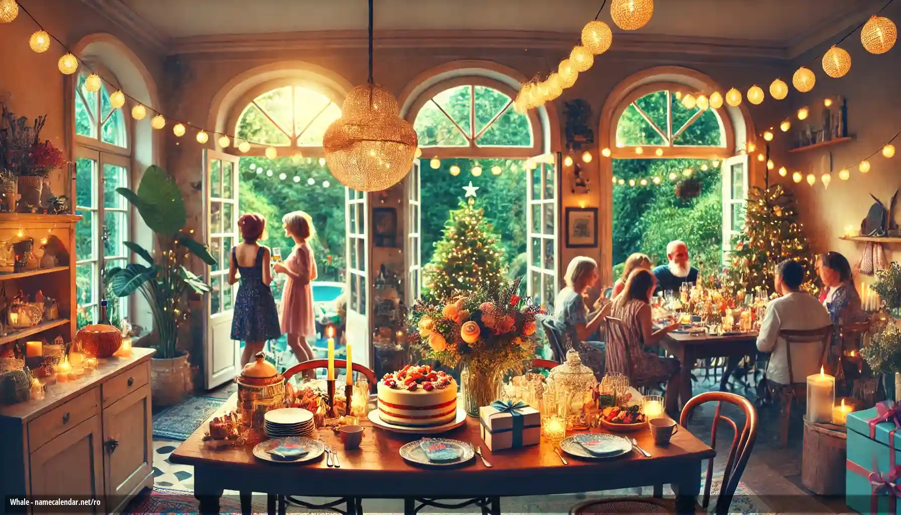 Sărbătorirea zilei onomastice și a numelui - Whale