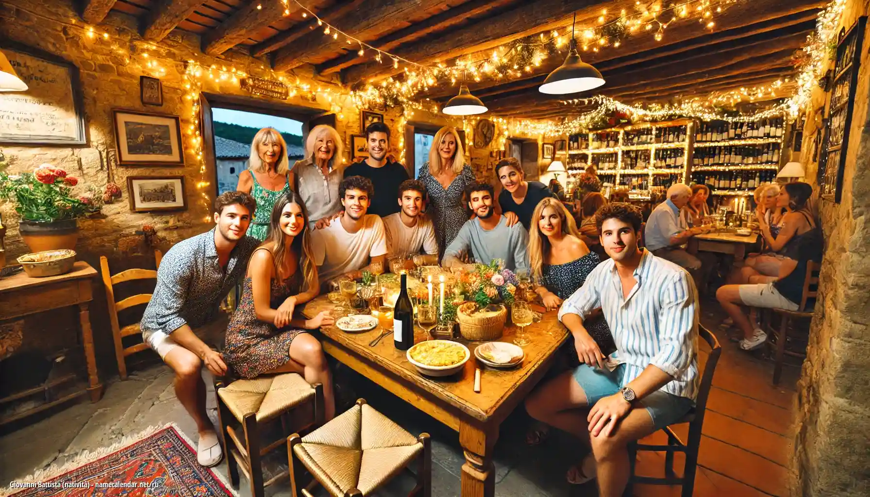 Празднование именин и именин - Giovanni Battista (natività)