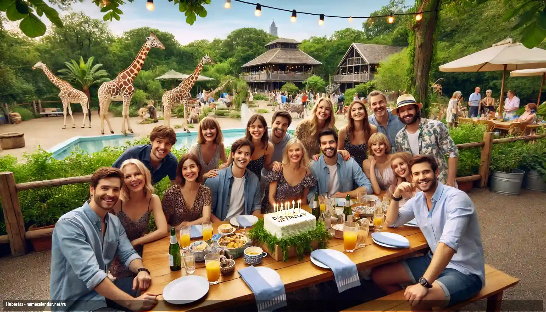 Празднование именин и именин - Hubertas