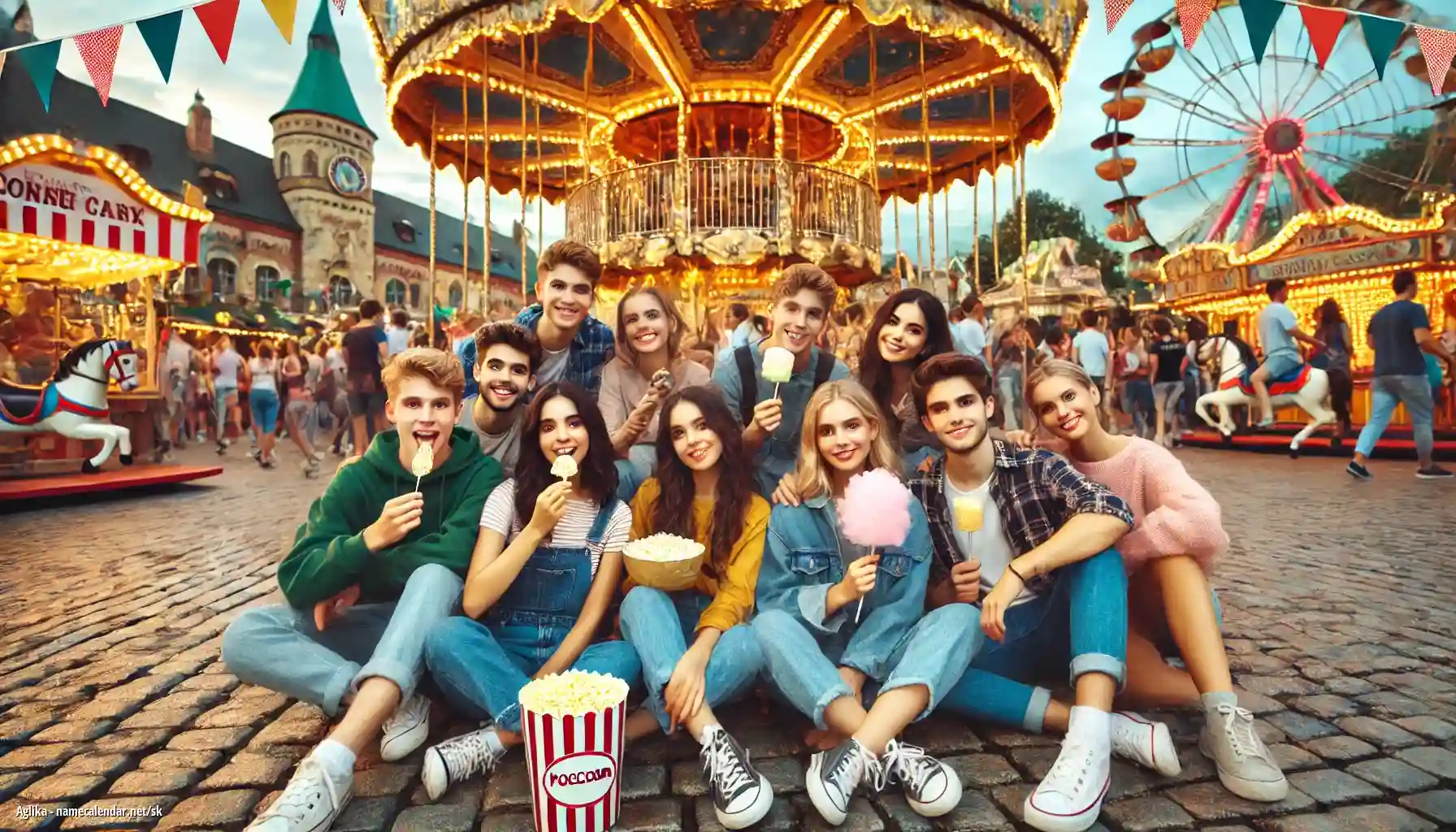 Oslava menín a mien - Aglika