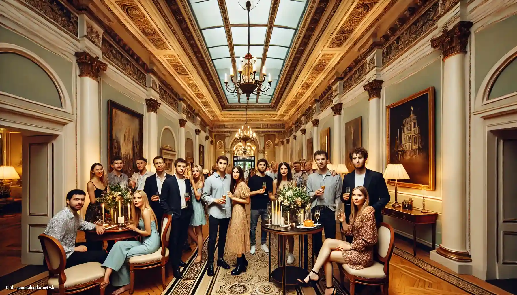 Oslava menín a mien - Oluf