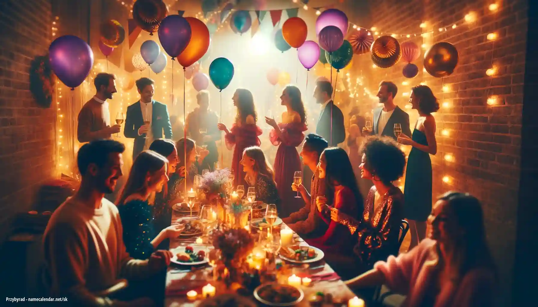 Oslava menín a mien - Przybyrad