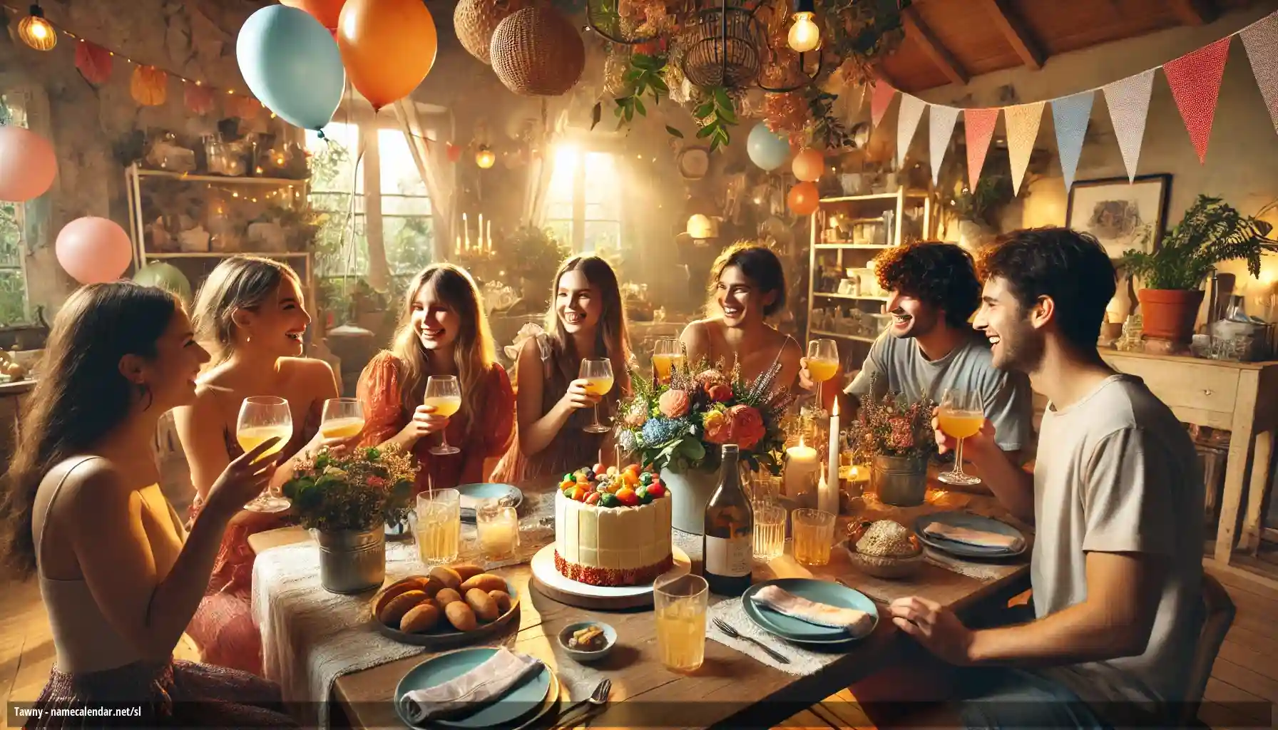 Praznovanje imendana in imena - Tawny