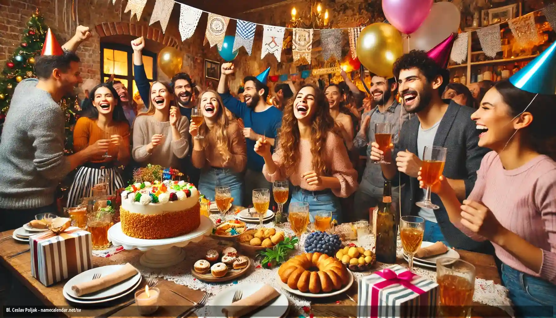 Firande av namnsdag och namn - Bl. Ceslav Poljak