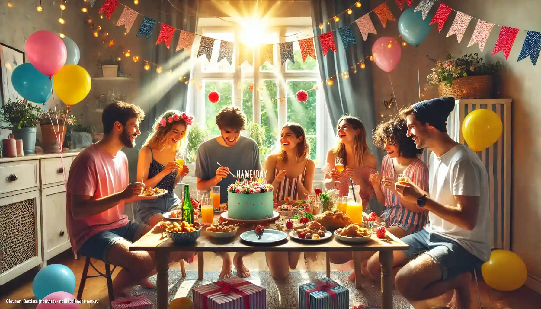 Firande av namnsdag och namn - Giovanni Battista (natività)