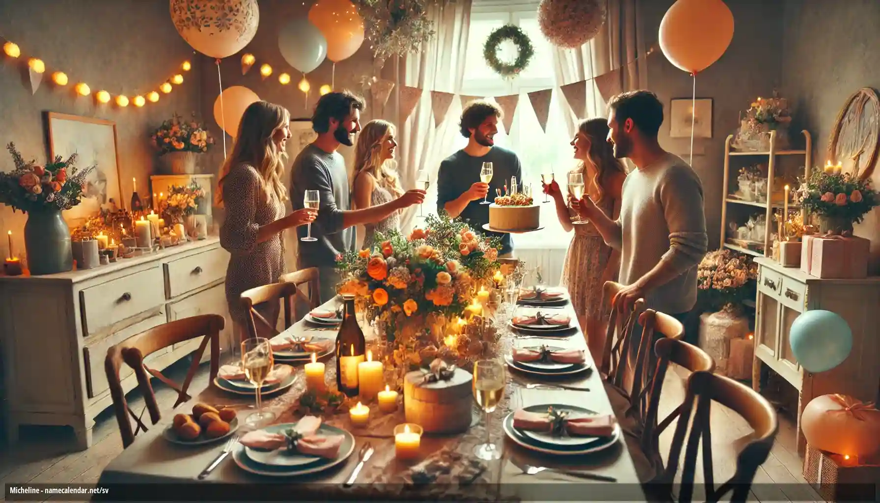 Firande av namnsdag och namn - Micheline