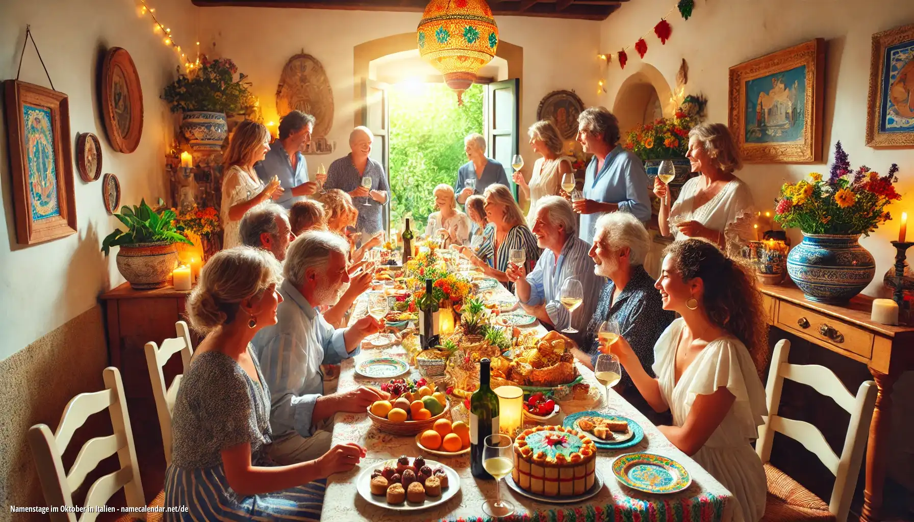 Feier des Namenstages und des Namens in Italien Feier des Namenstages und des Namens in Italien