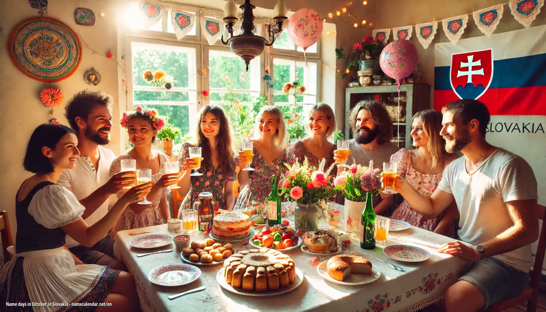 Celebration of name day and name in Slovakia Celebration of name day and name in Slovakia