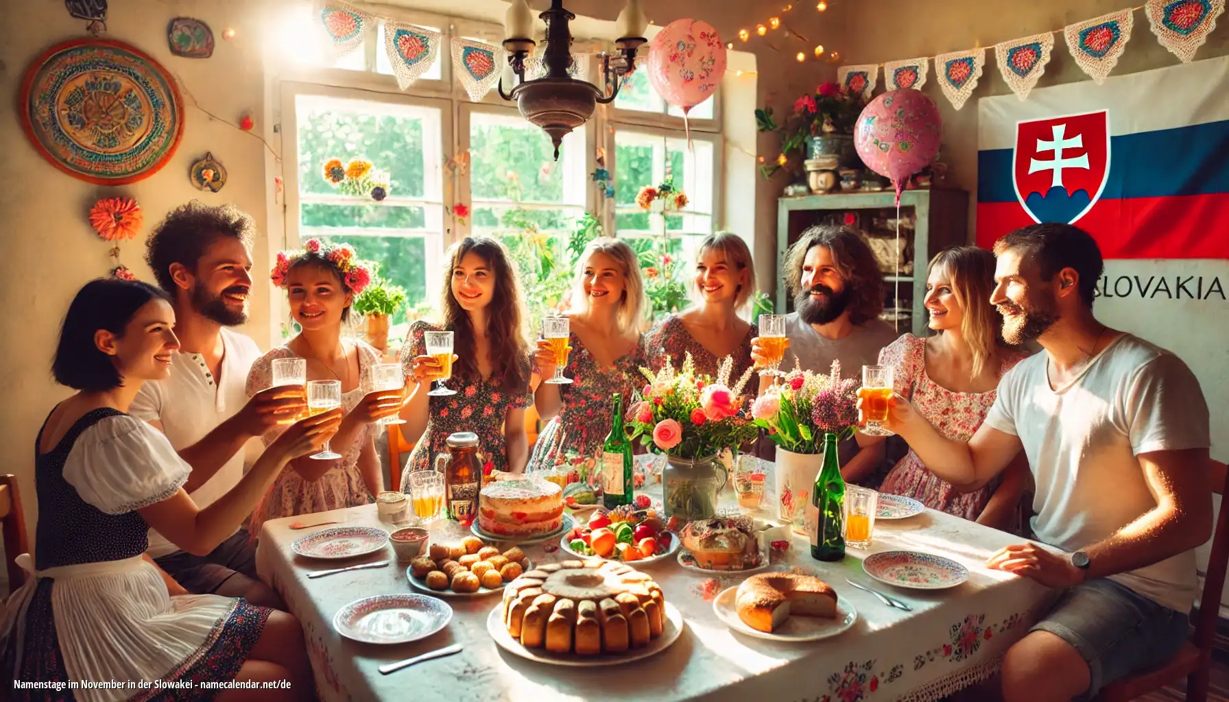 Feier des Namenstages und des Namens in der Slowakei Feier des Namenstages und des Namens in der Slowakei