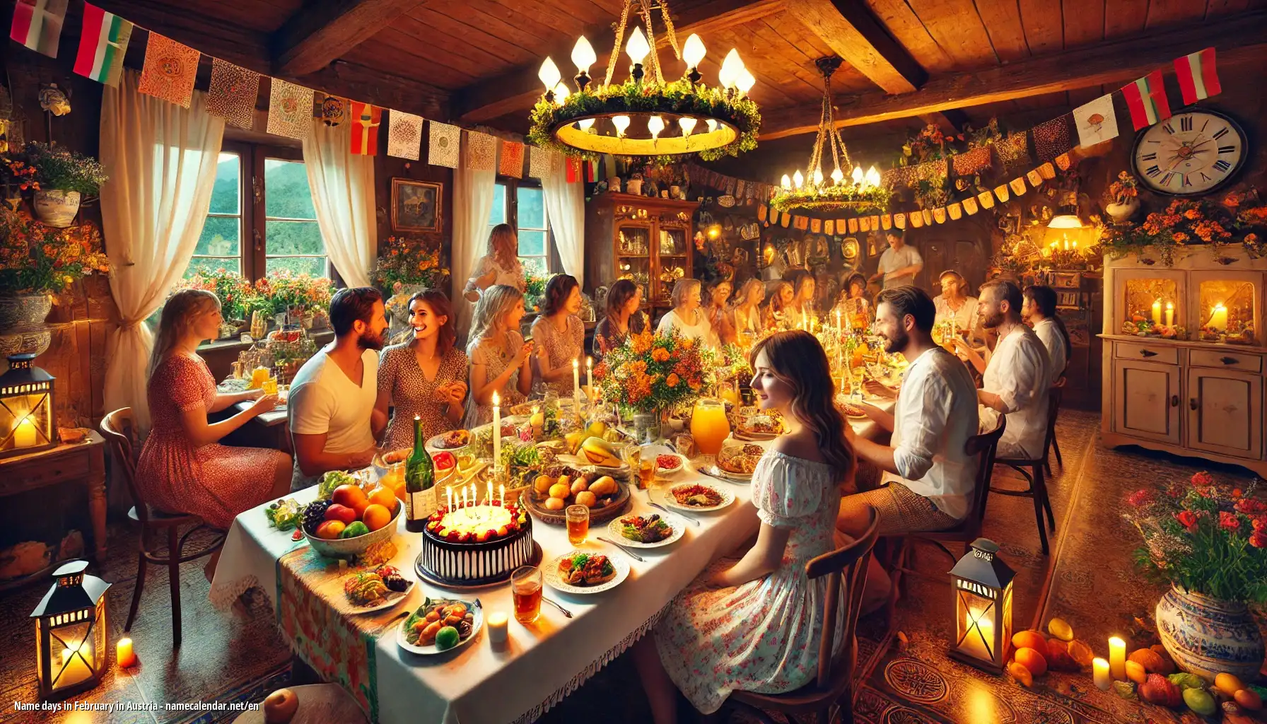 Celebration of name day and name in Austria Celebration of name day and name in Austria