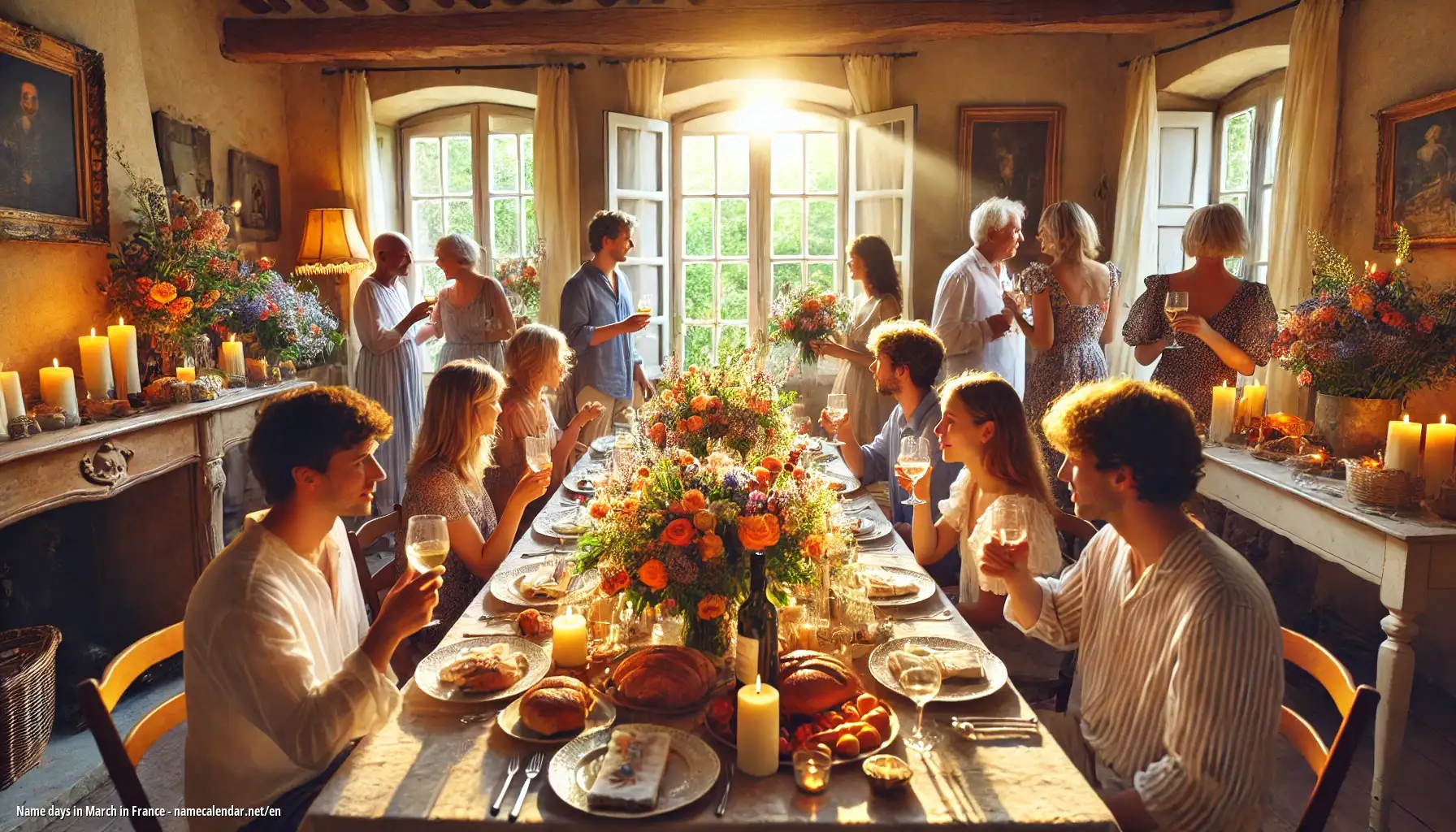 Celebration of name day and name in France Celebration of name day and name in France